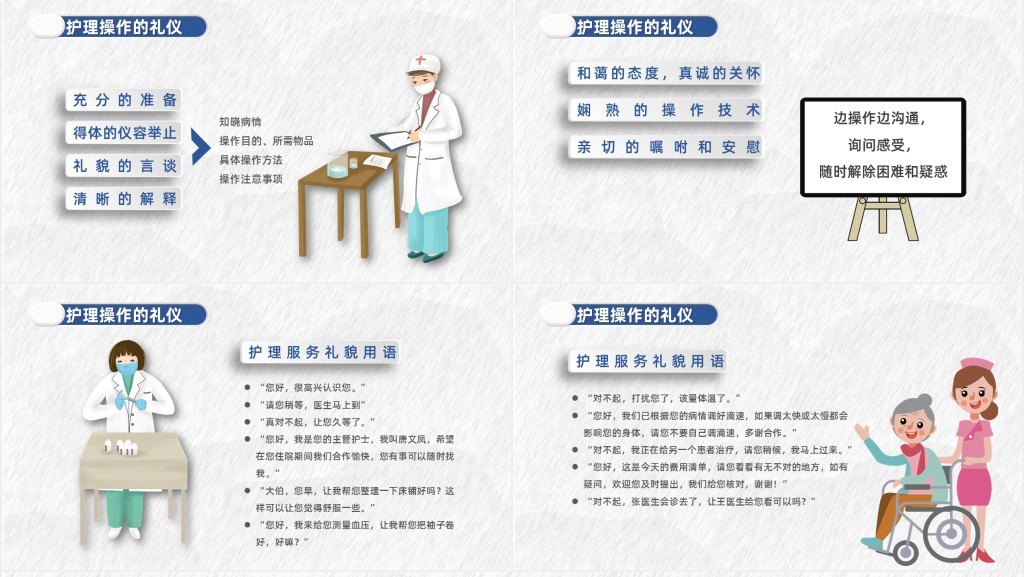 住院部护士护理礼仪培训PPT课件 住院部护士护理礼仪培训PPT课件