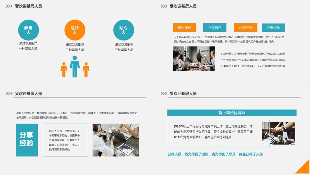 如何打造坚实的基层团队公司企业员工培训PPT模板