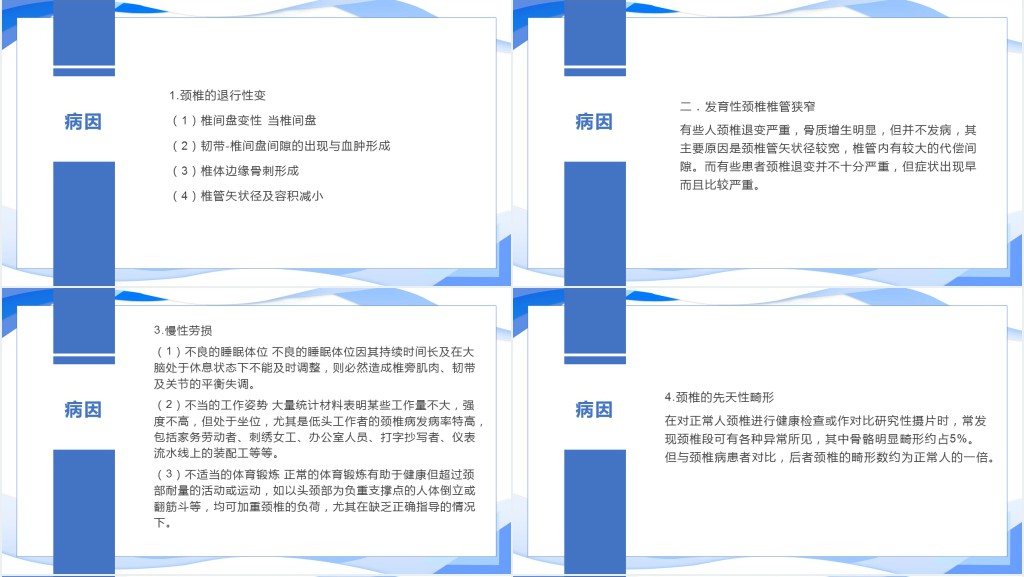 颈椎病优秀护理查房PPT模板 颈椎病优秀护理查房PPT模板