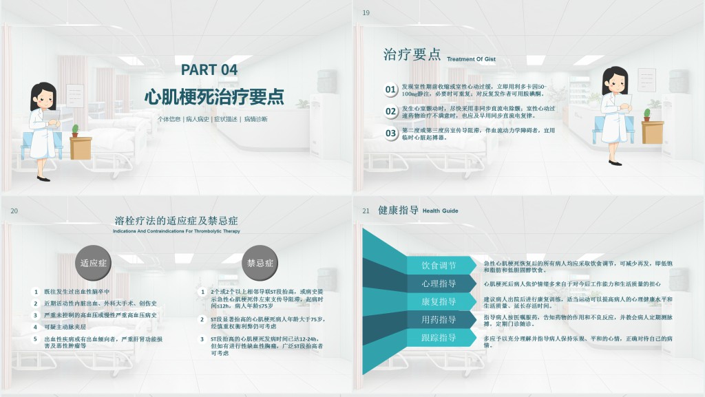 急性心梗心脏病护理查房PPT模板 急性心梗心脏病护理查房PPT模板