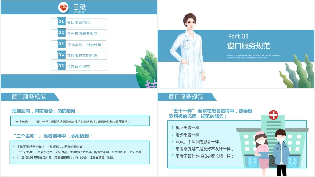 医院窗口服务礼仪沟通技巧PPT课件 医院窗口服务礼仪沟通技巧PPT课件