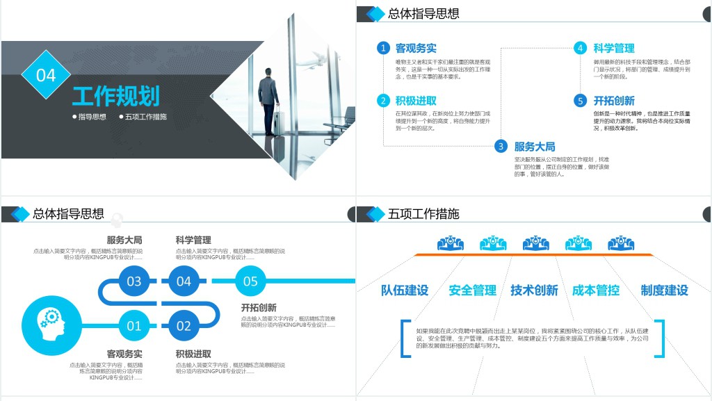岗位竞聘报告PPT蓝色大气为梦想勇往直前实用型面试求职内部竞聘汇报模板