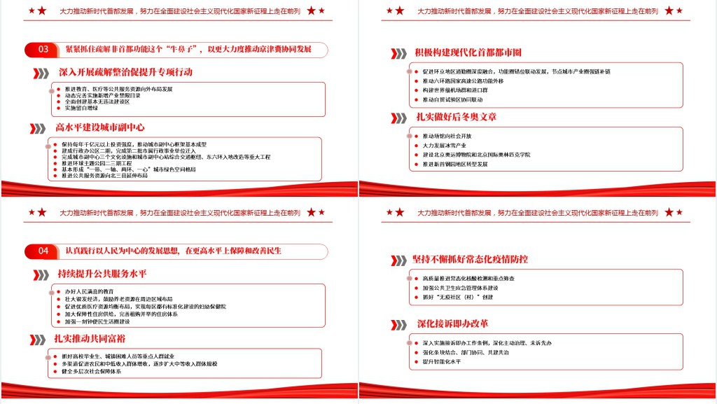 北京市第十三次党代会报告专题PPT党课 北京市第十三次党代会报告专题PPT党课