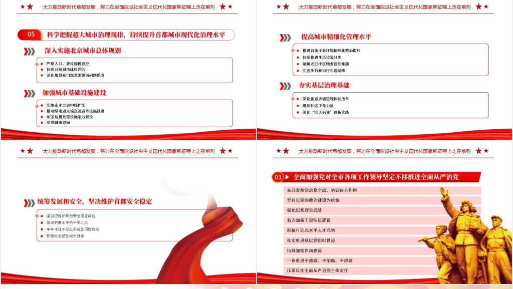 北京市第十三次党代会报告专题PPT党课 北京市第十三次党代会报告专题PPT党课