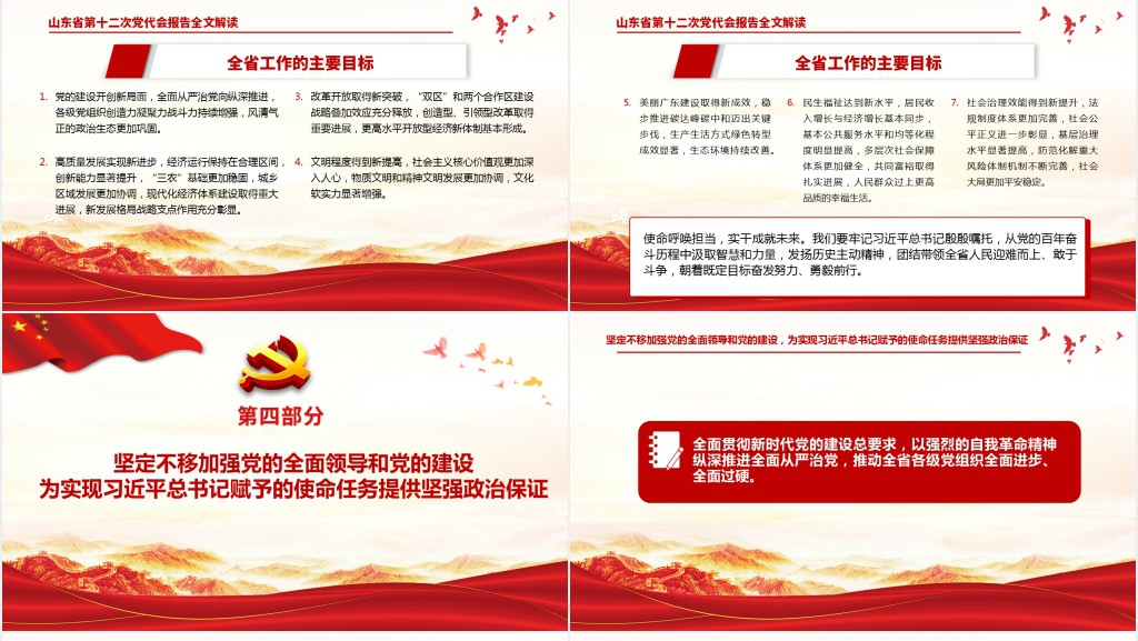 中国共产党广东省第十三次代表大会专题PPT党课 中国共产党广东省第十三次代表大会专题PPT党课
