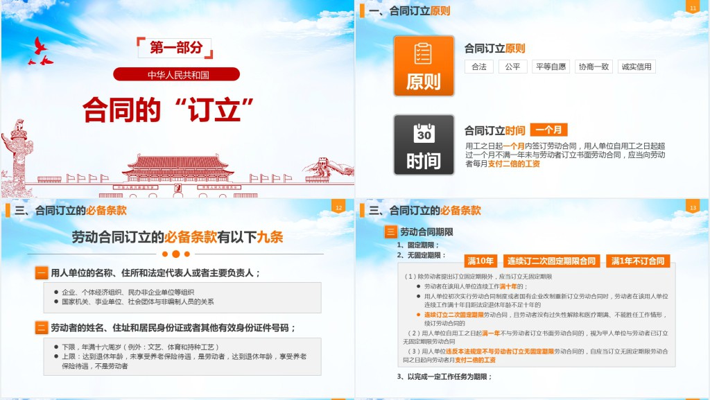 中华人民共和国《劳动合同法》重点解读PPT党课 中华人民共和国《劳动合同法》重点解读PPT党课