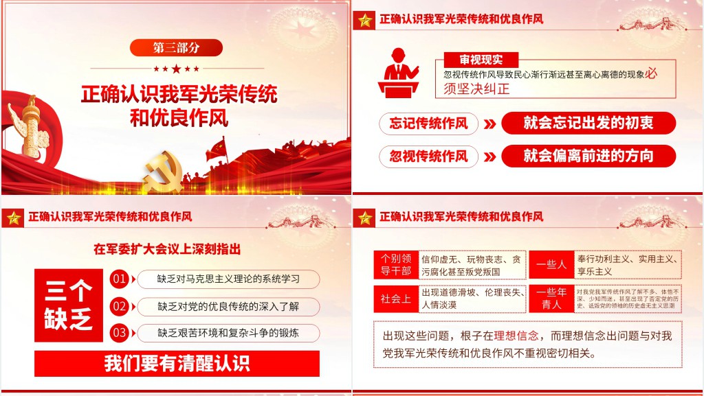 传家法宝不能丢光荣传统代代传PPT党课 传家法宝不能丢光荣传统代代传PPT党课