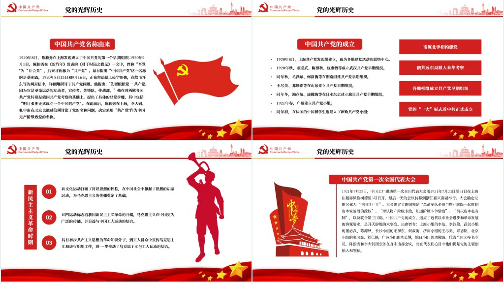 建党101周年庆祝中国共产党成立101周年主题PPT党课 建党101周年庆祝中国共产党成立101周年主题PPT党课
