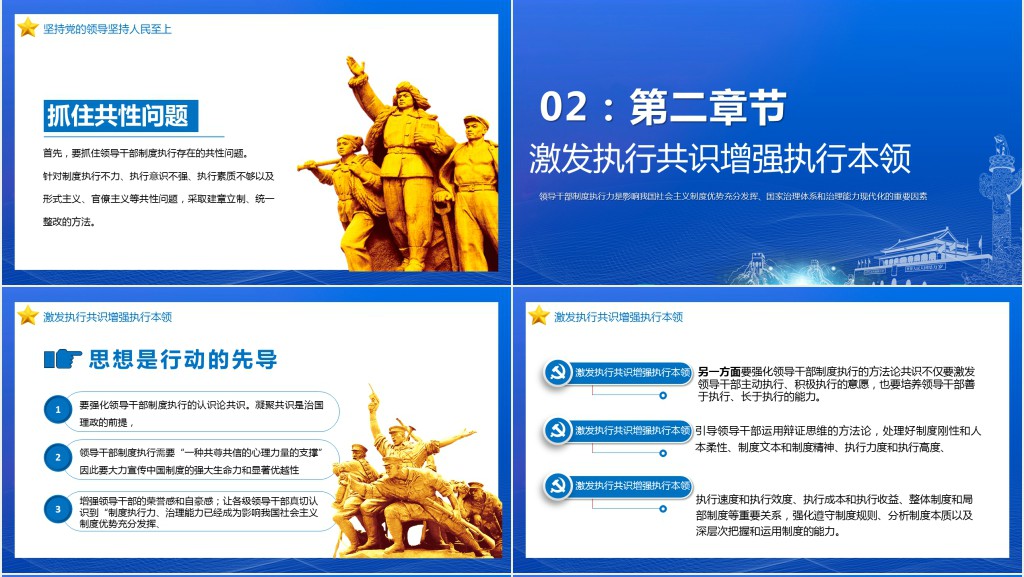 新时代领导干部制度执行力提升策略PPT党课 新时代领导干部制度执行力提升策略PPT党课