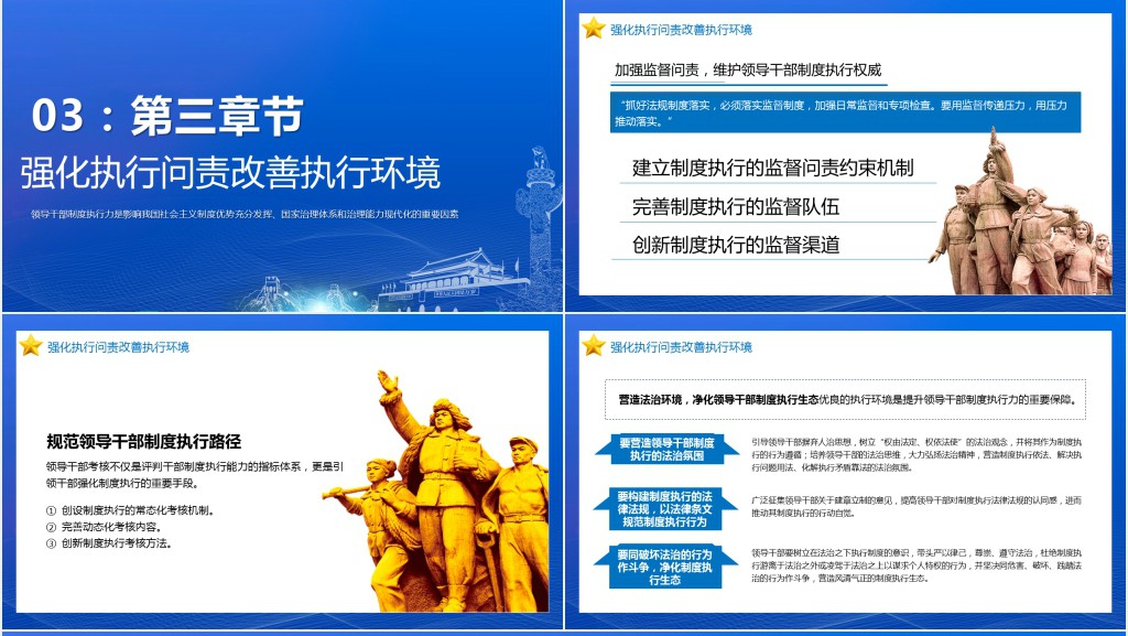 新时代领导干部制度执行力提升策略PPT党课 新时代领导干部制度执行力提升策略PPT党课