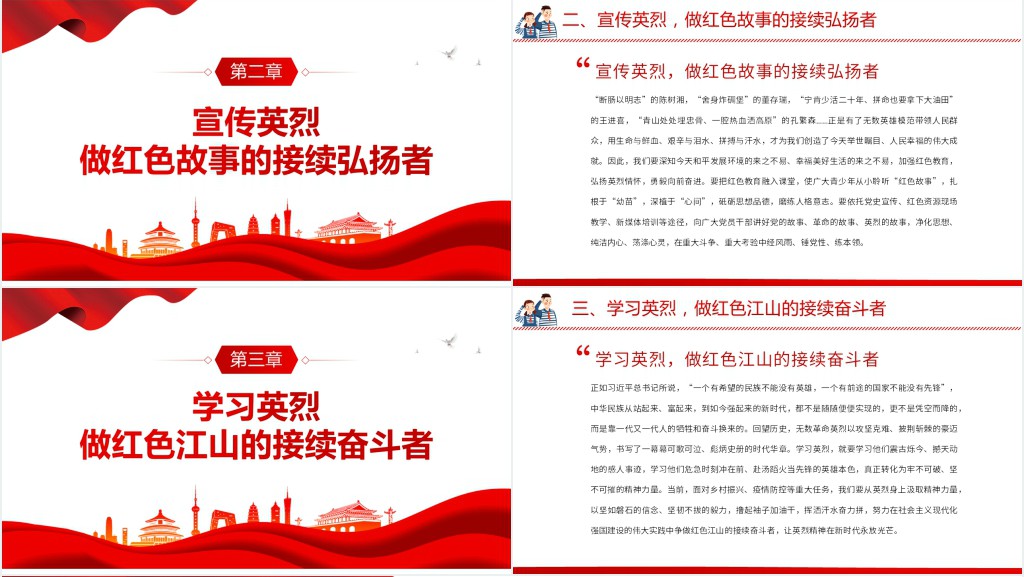 让英烈精神在新时代永放光芒PPT党课