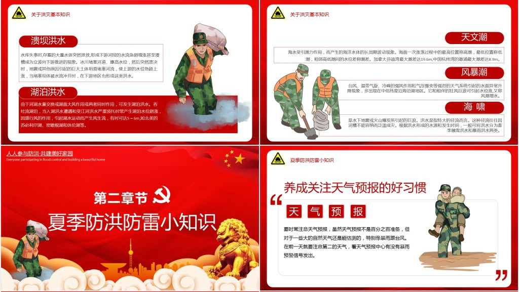 汛期防洪自救安全知识PPT课件 汛期防洪自救安全知识PPT课件