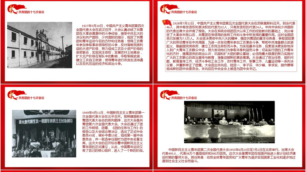 共青团的光辉历史PPT课件 共青团的光辉历史PPT课件