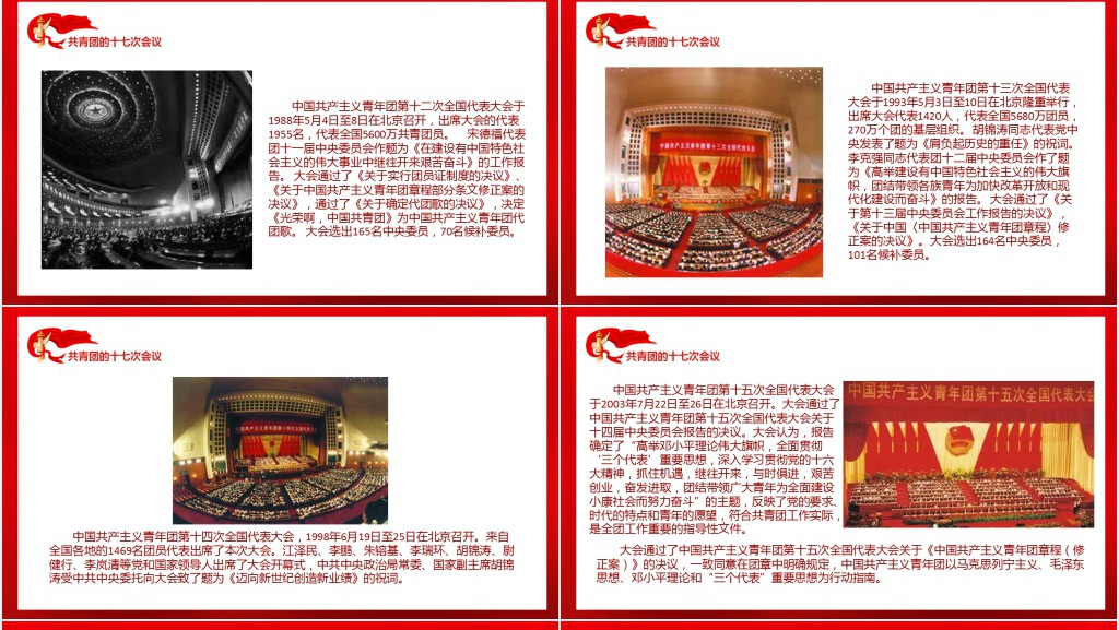 共青团的光辉历史PPT课件 共青团的光辉历史PPT课件