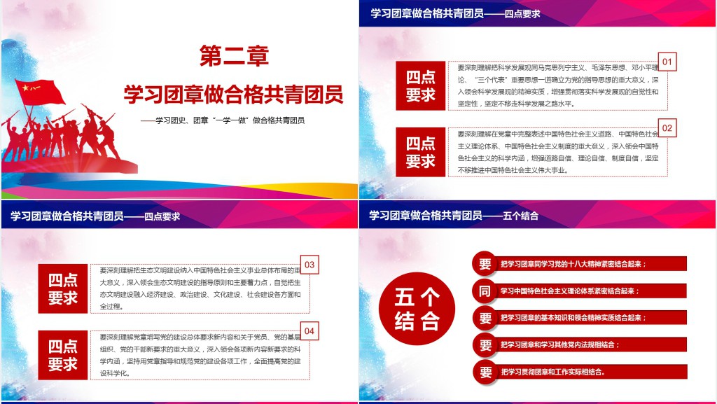 做合格共青团员团委汇报PPT模板 做合格共青团员团委汇报PPT模板