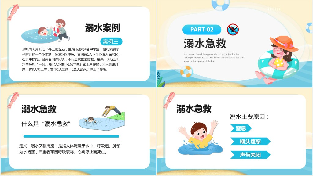 牢记防溺水四不要安全教育PPT课件 牢记防溺水四不要安全教育PPT课件