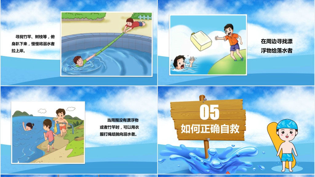 小学生六年级防溺水教案PPT课件