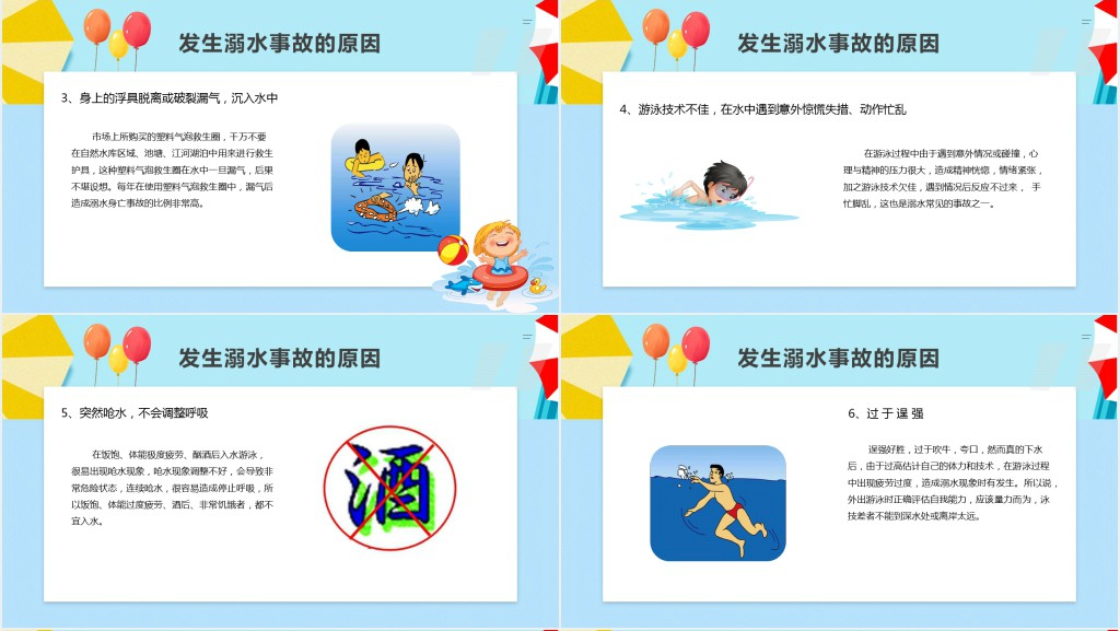 游泳安全知识资料PPT课件 游泳安全知识资料PPT课件