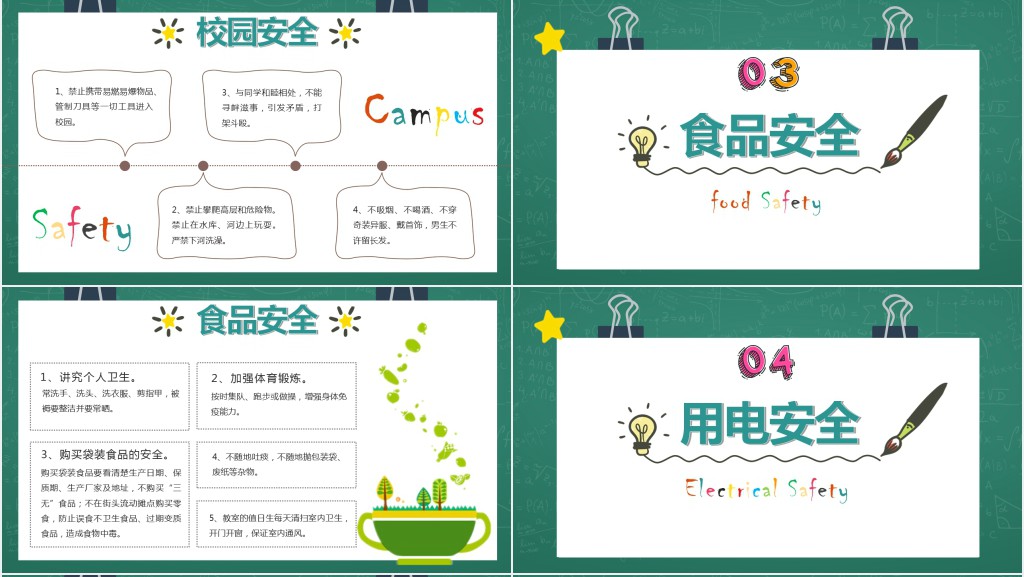 学生安全行为习惯养成教育教案PPT课件