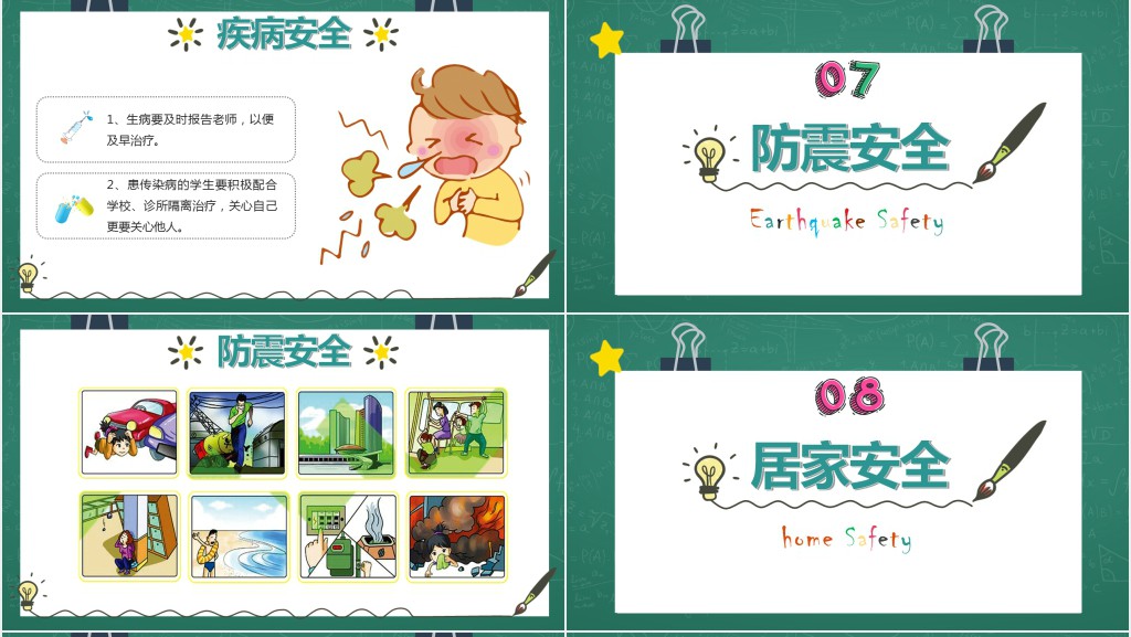 学生安全行为习惯养成教育教案PPT课件