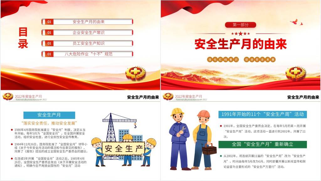 党政风落实安全责任推动安全发展PPT党课