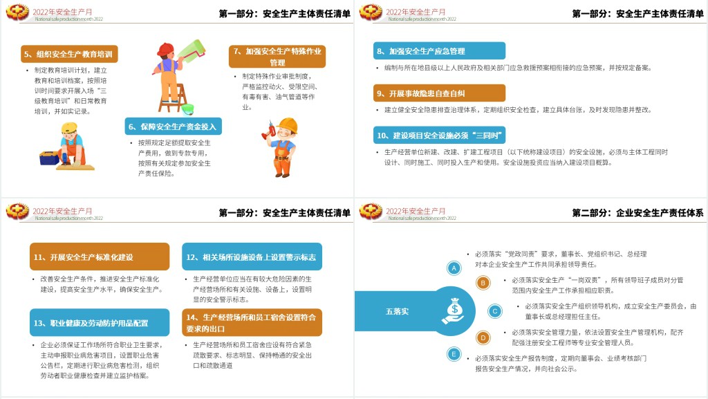 党政风落实安全责任推动安全发展PPT党课