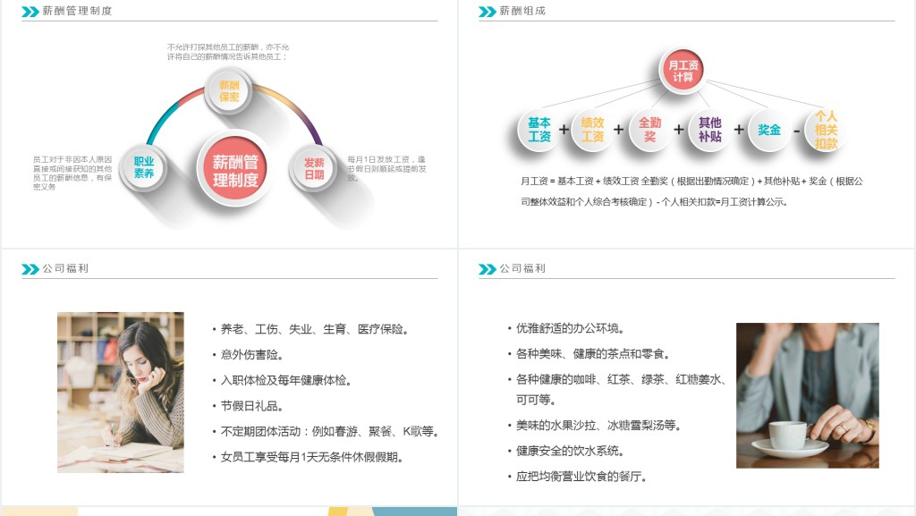 公司招聘新员工入职培训PPT模板