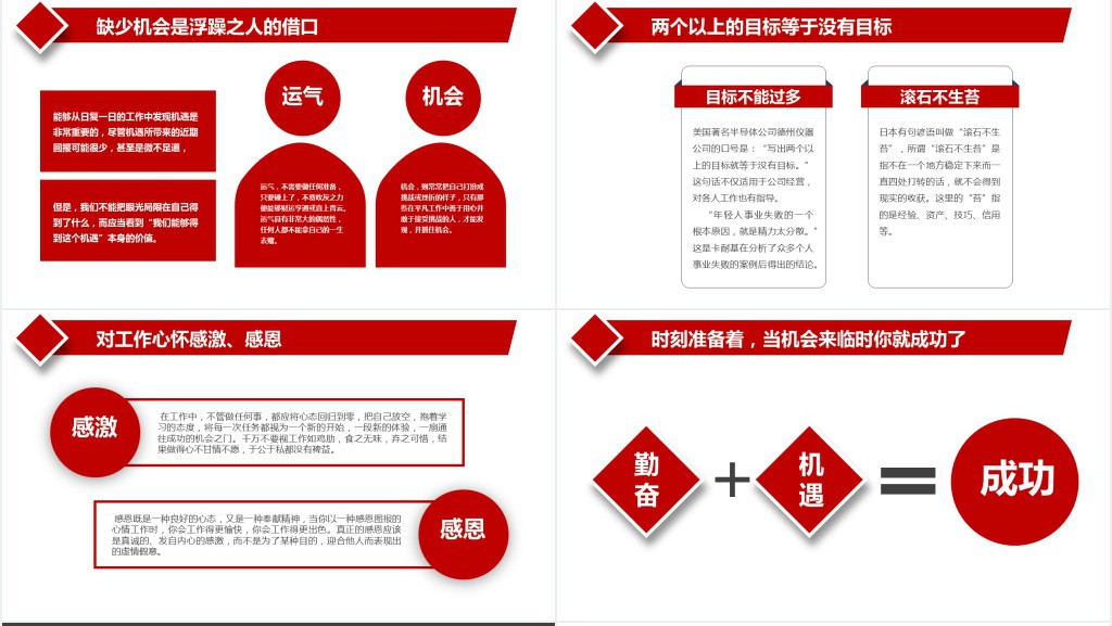 原创企业公司新员工入职培训为谁工作PPT模板