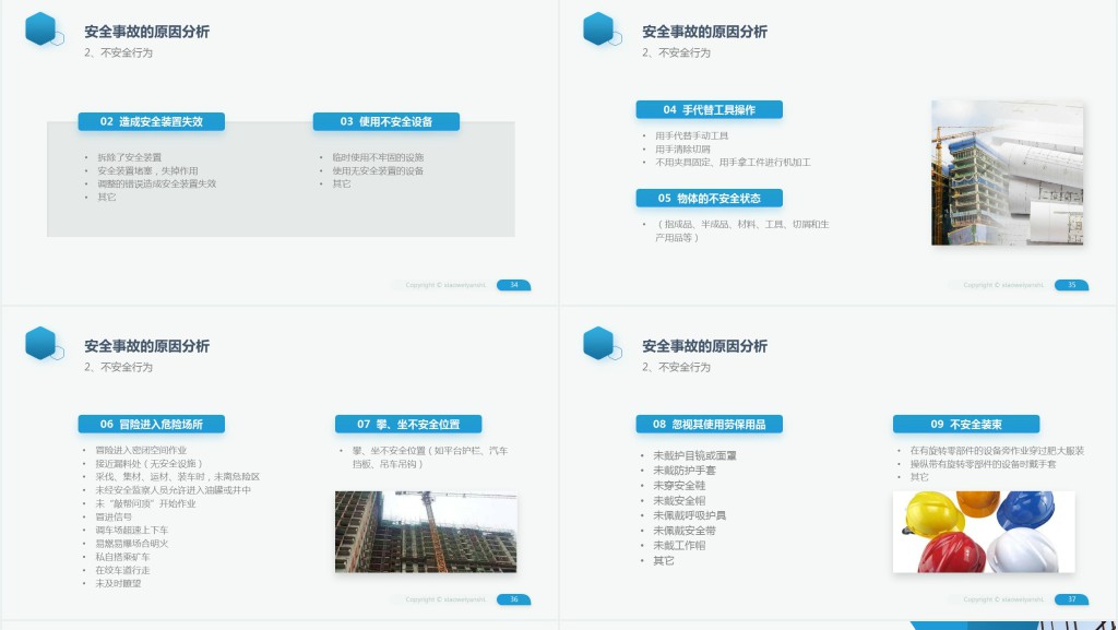 员工安全教育安全生产安全管理培训PPT模板