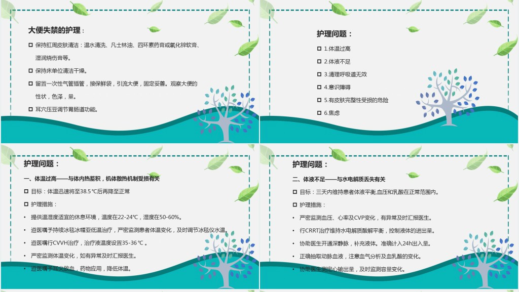 中暑病人护理查房PPT模板 中暑病人护理查房PPT模板