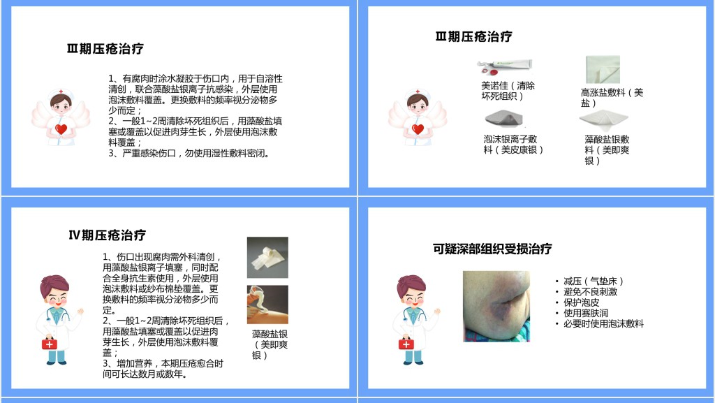 压疮病人护理查房PPT模板 压疮病人护理查房PPT模板