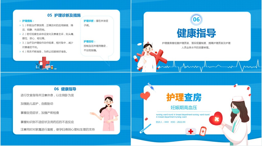 妊娠期高血压护理查房讨论PPT模板 妊娠期高血压护理查房讨论PPT模板