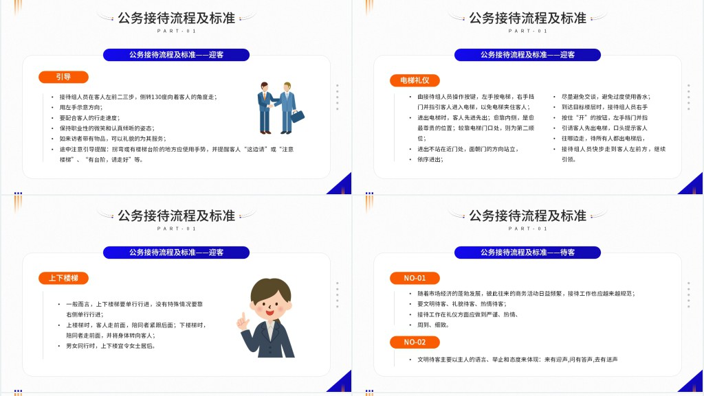 公司接待标准及办会流程PPT模板 公司接待标准及办会流程PPT模板