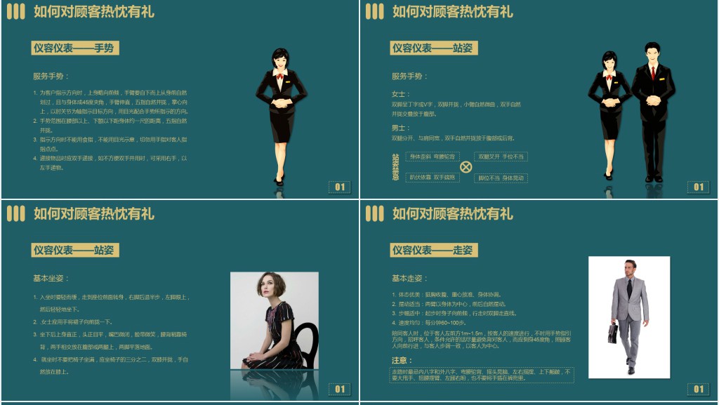 销售客服服务礼仪培训PPT课件 销售客服服务礼仪培训PPT课件