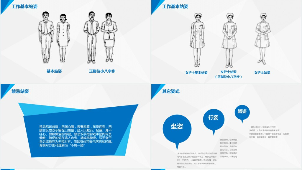 医疗医院护士护理礼仪培训内容PPT模板 医疗医院护士护理礼仪培训内容PPT模板