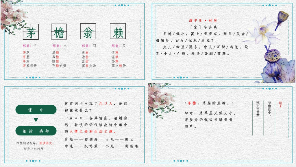 部编人教版小学二年级语文下册古诗二首 村居PPT课件 部编人教版小学二年级语文下册古诗二首 村居PPT课件