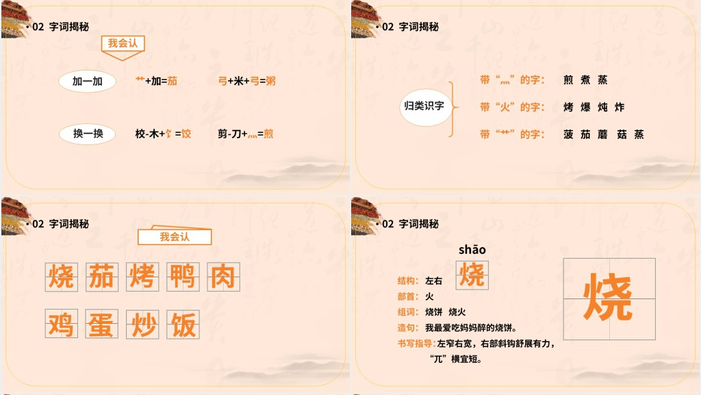 部编人教版小学二年级语文下册中国美食PPT课件 部编人教版小学二年级语文下册中国美食PPT课件