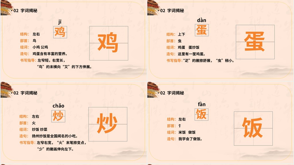 部编人教版小学二年级语文下册中国美食PPT课件 部编人教版小学二年级语文下册中国美食PPT课件