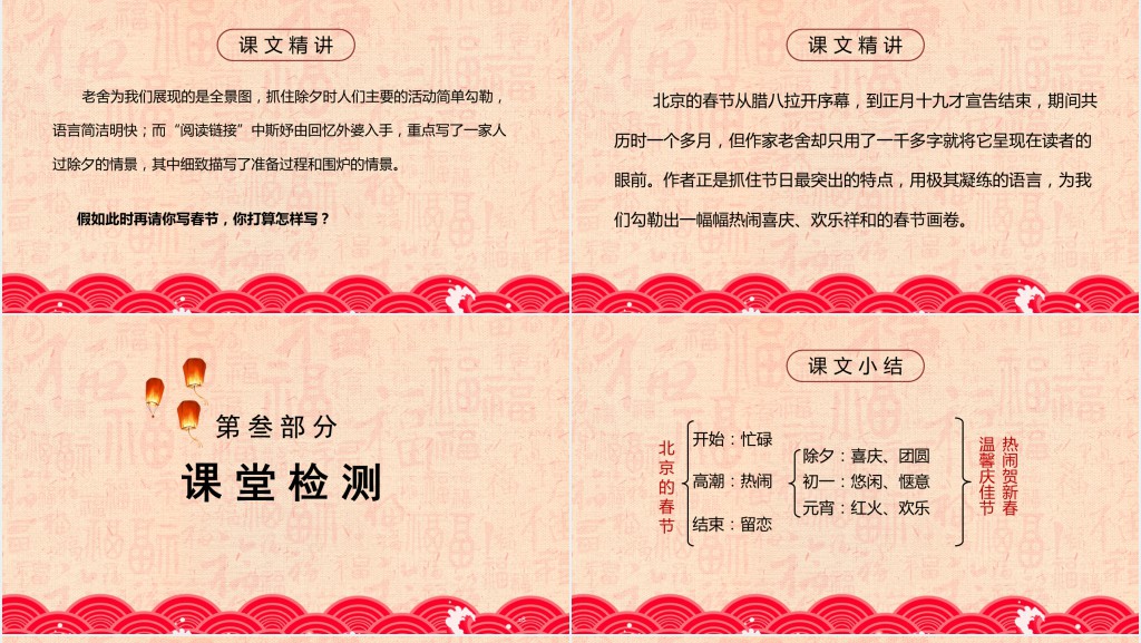 人教版小学六年级语文下册《北京的春节》PPT课件 人教版小学六年级语文下册《北京的春节》PPT课件