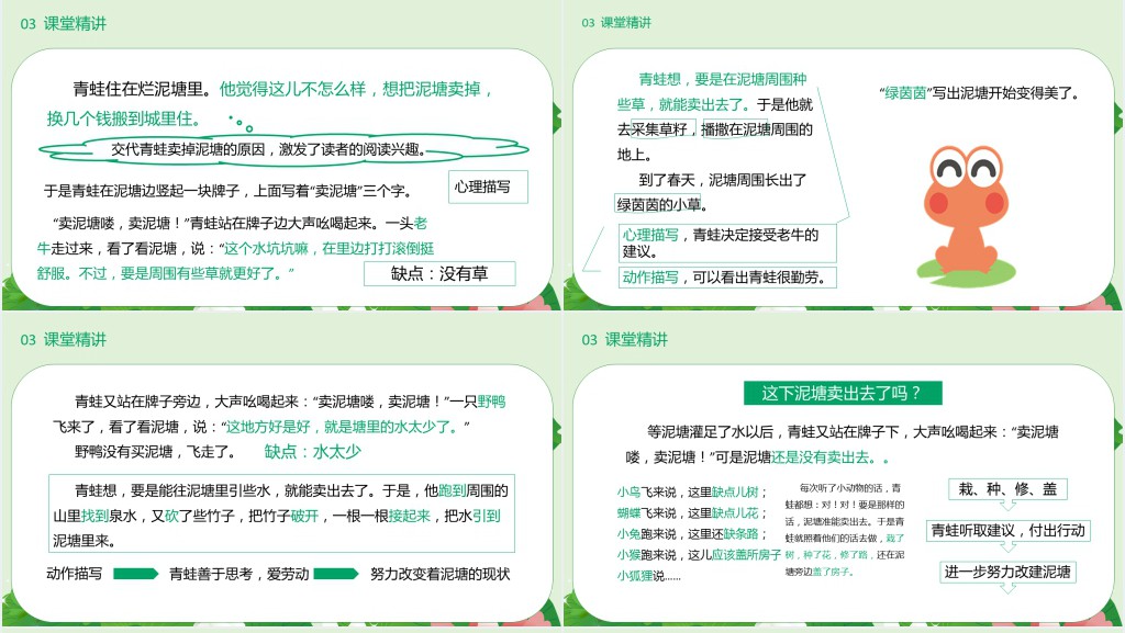 部编人教版小学二年级语文下册青蛙卖泥塘PPT课件 部编人教版小学二年级语文下册青蛙卖泥塘PPT课件