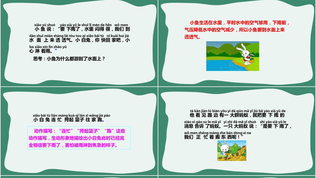 部编人教版小学一年级语文下册要下雨了PPT课件 部编人教版小学一年级语文下册要下雨了PPT课件