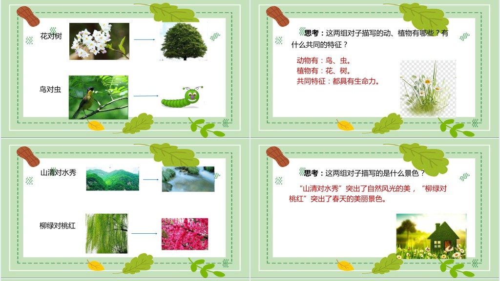 人教版小学一年级语文上册对韵歌课文PPT课件 人教版小学一年级语文上册对韵歌课文PPT课件