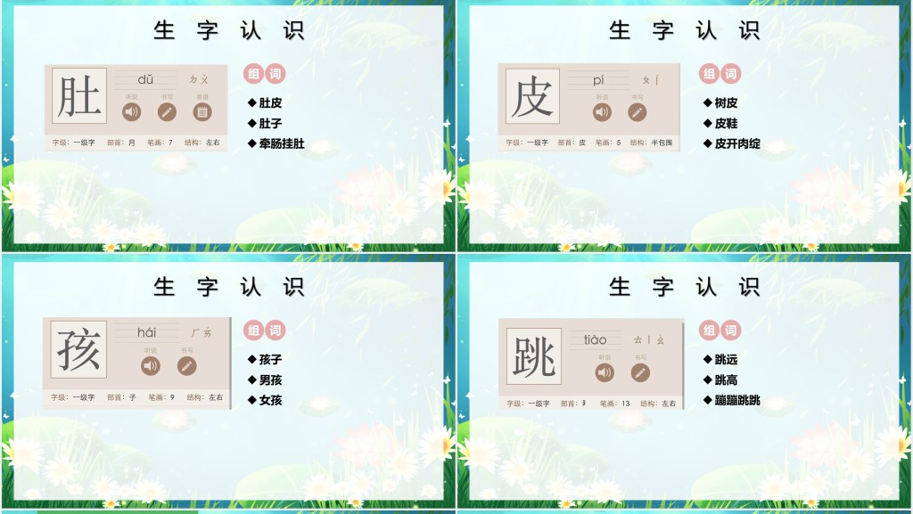 人教版小学二年级语文上册小蝌蚪找妈妈课文PPT课件 人教版小学二年级语文上册小蝌蚪找妈妈课文PPT课件