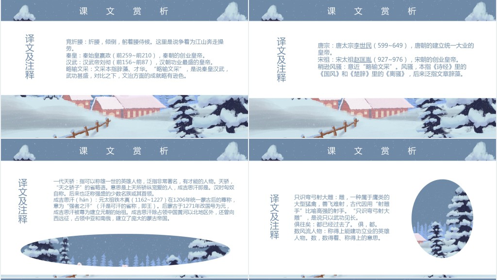 九年级沁园春雪PPT课件