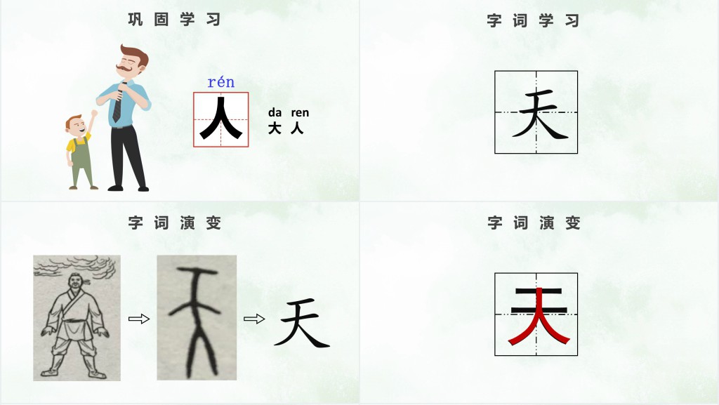 人教版小学一年级语文上册第一章识字(一):天地人PPT课件 人教版小学一年级语文上册第一章识字(一):天地人PPT课件