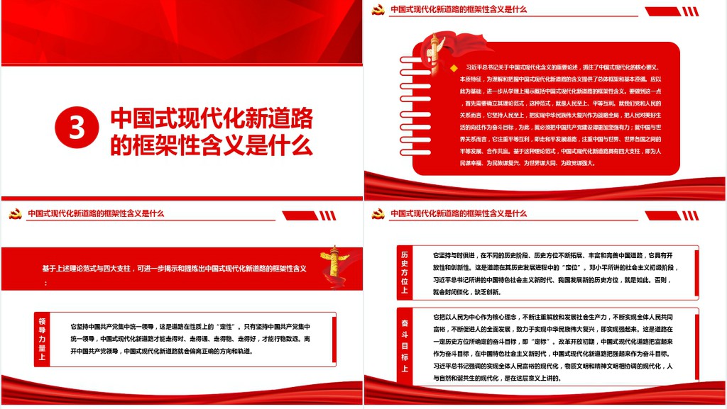 全面精准理解中国式现代化新道路PPT党课 全面精准理解中国式现代化新道路PPT党课