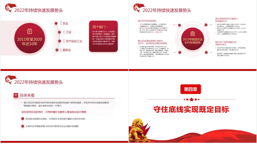 保障农业农村优先发展PPT党课 保障农业农村优先发展PPT党课