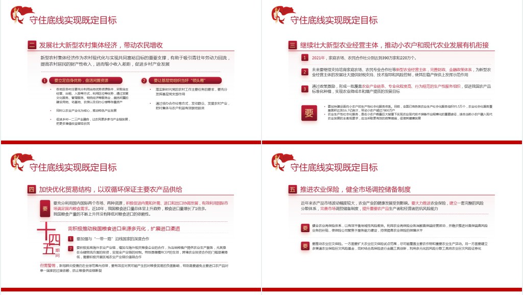 保障农业农村优先发展PPT党课 保障农业农村优先发展PPT党课