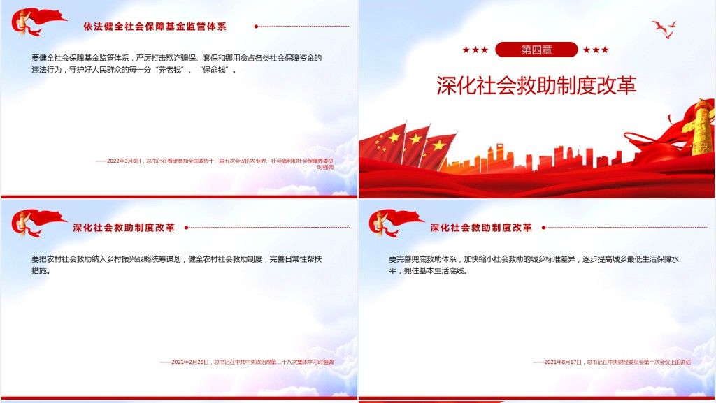 如何推动社会保障事业高质量发展总书记这样部署PPT党课 如何推动社会保障事业高质量发展总书记这样部署PPT党课
