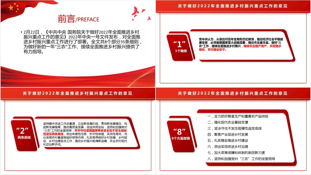 学习解读中央一号文件PPT党课 学习解读中央一号文件PPT党课